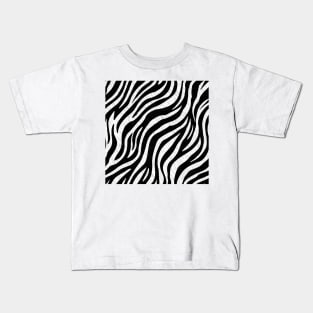 Animal Prints Zebra Pattern 2 Kids T-Shirt